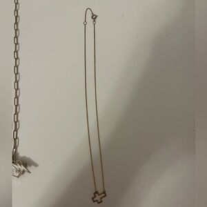 gold cross necklace